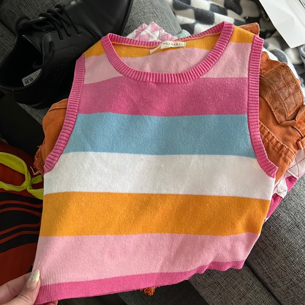 Knitted Barbie styled tank